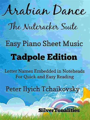 cover image of Arabian Dance the Nutcracker Suite Easy Piano Sheet Music